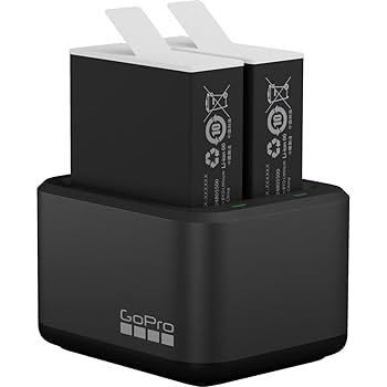その他 GoPro charger GoPro Dual Charger, 2 Enduro Batteries, HERO12/11/10/9 Black.